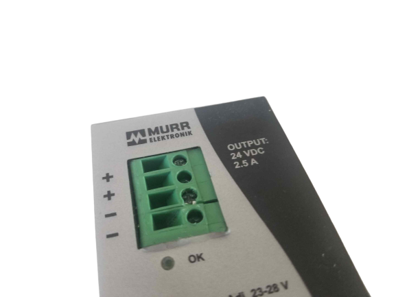 Murr Elektronik 85132 Switch Mode Power Supply, Eco-Rail-2 2.5-100-240/24, 23-28V  DC