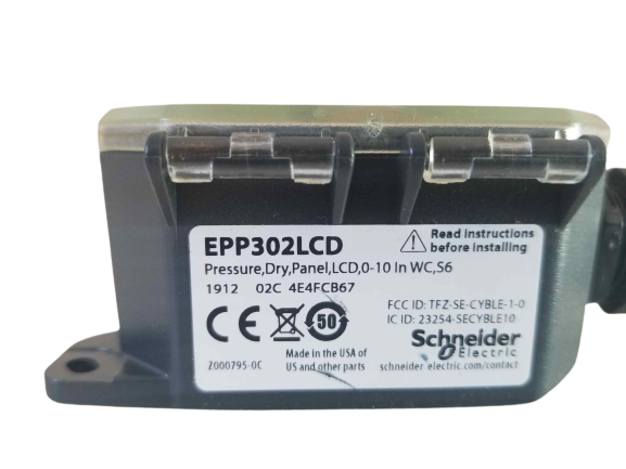 Schneider EPP302LCD Dry Panel Static Differential Pressure/air Sensor Module