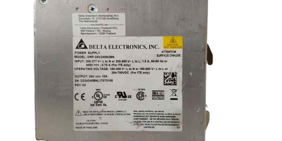 Delta Power Supply DRP-24V240W2BN