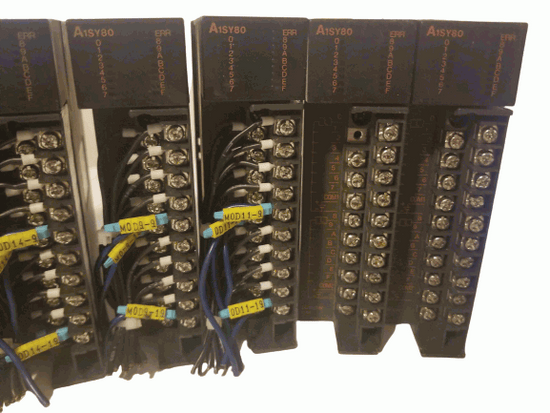 Lot Of 23 Mitsubishi Intput A1SX81 And Output A1SY80 Modules