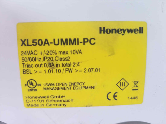 Honeywell Display XL50A-UMMI-PC 24VAC