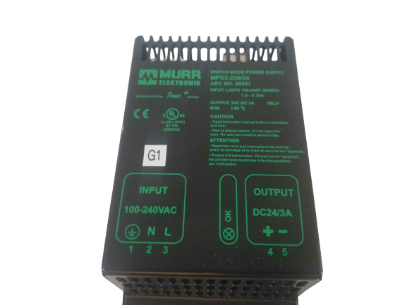 Murr Elektronik MPS3-230/24 Switch Mode Power Supply Art. No. 85051