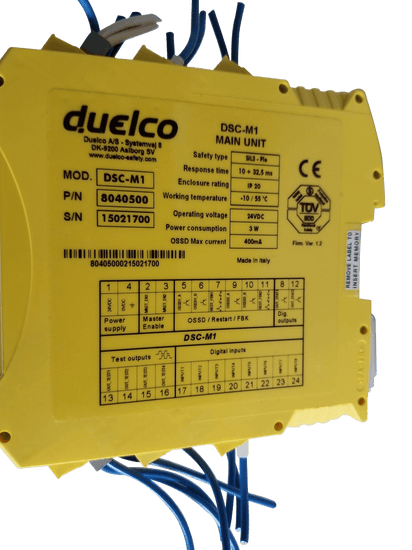 Duelco DSC-M1 Safety controller + Safety relay DSC-MR4 