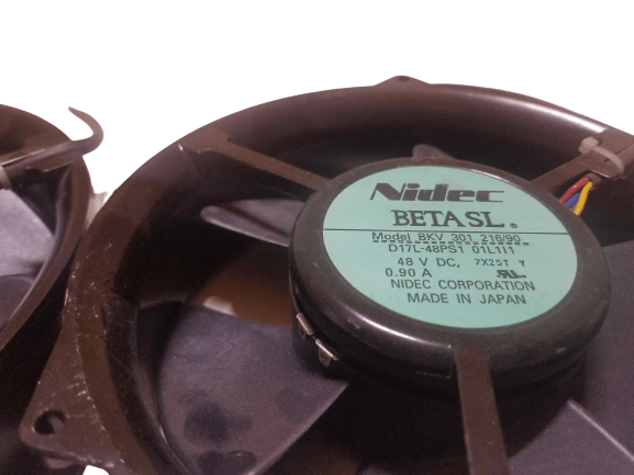 2x Fan Nidec Betasl BKV 301 216/77 24VDC 1.40A - A1 Customer