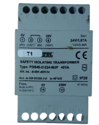 Noratel PDS40-21224-M3P Safety Isolating Transformer
