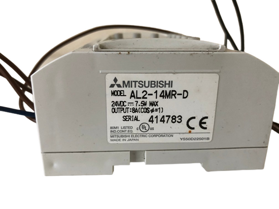 Mitsubishi AL2-14MR-D - Alpha Xl Base Unit 8AI 8DI 2HS 6DO 24VDC,