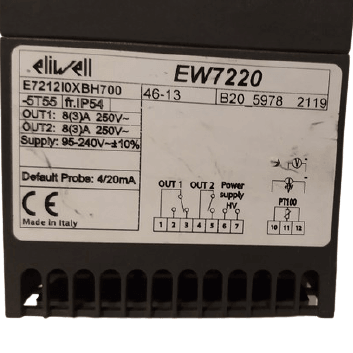 Eliwell EW7220  Temperature controller - A1 Customer