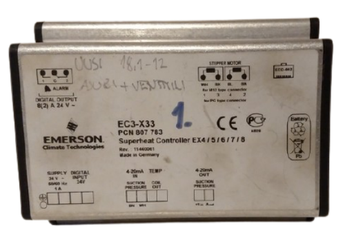 EMERSON EC3-X33 PCN 807782 OVERHEATING REGULATOR